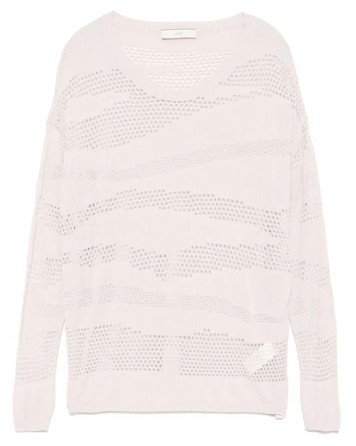 Akep ドロップステッチディテール トップ Pink