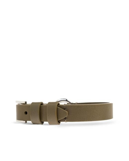 McQueen Natural Skull Charm Bracelet for men