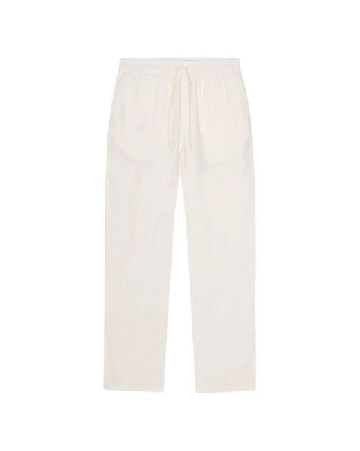 Les Deux White Drawstring Trousers for men