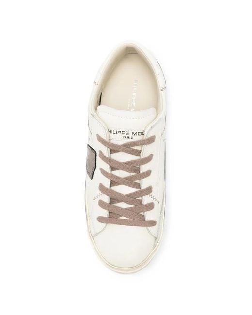 Philippe Model White Prsx Sneakers Mit Logo-Patch
