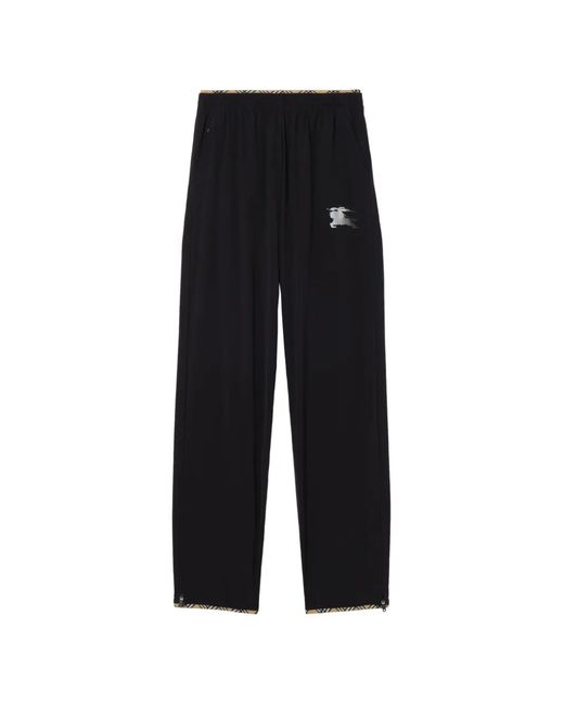 Burberry Stretch Nylon Joggingbroek in het Black voor heren