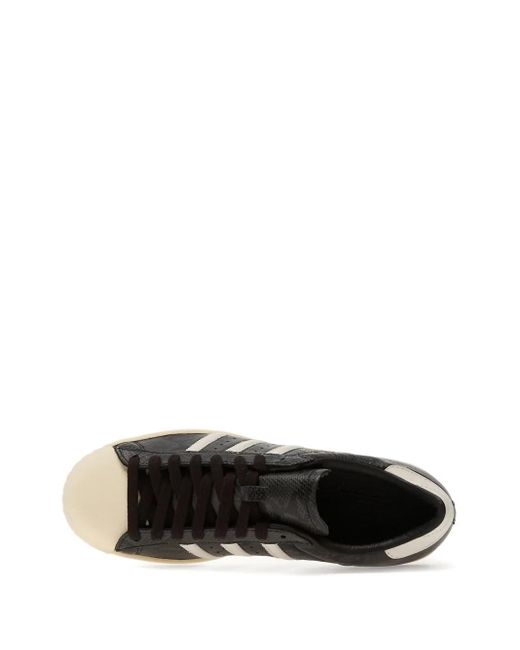 Adidas Brown Superstar Sneakers for men