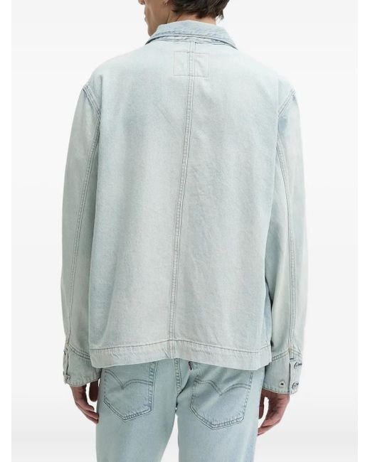 Levi's Blue Zip-Front Pocket Jacket for men