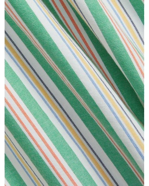 Polo Ralph Lauren Green Vertical-stripe Cotton Shirt for men