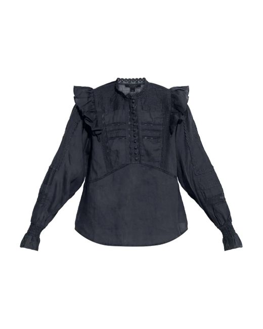 AllSaints Heather Blouse Blue