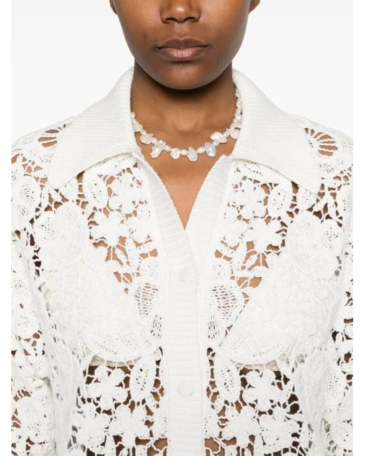 Camicia Copper di P.A.R.O.S.H. in White