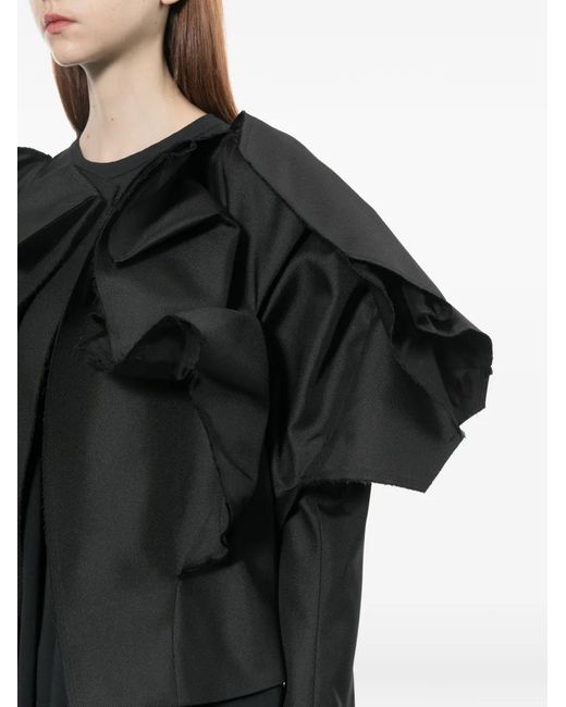 Comme des Garçons Black Ruffled Jacket