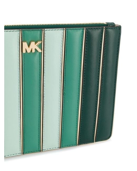 Michael kors center stripe hotsell clutch