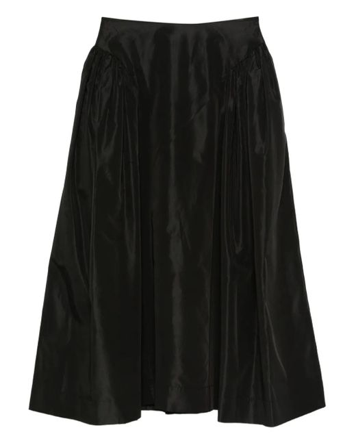 Simone Rocha Black Bind Mini Skirt