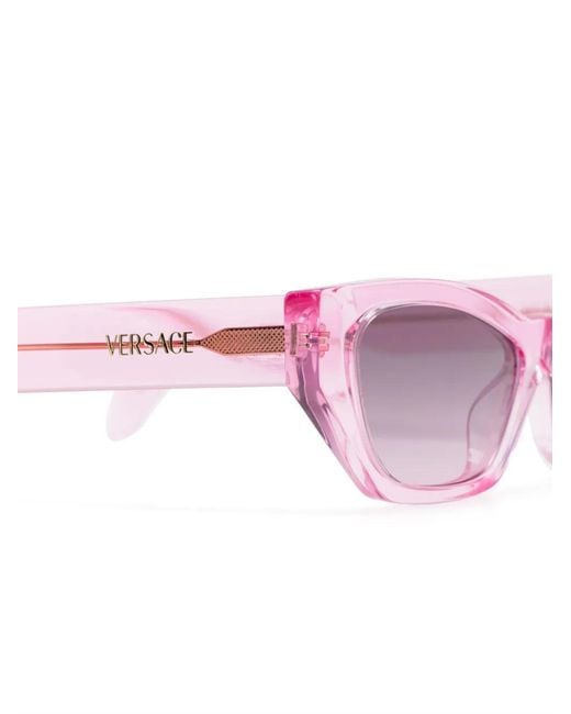 Versace Pink Cat Eye-Frame Sunglasses
