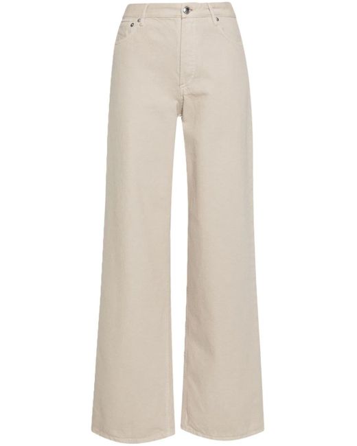 A.P.C. Natural Weite High-Rise-Jeans