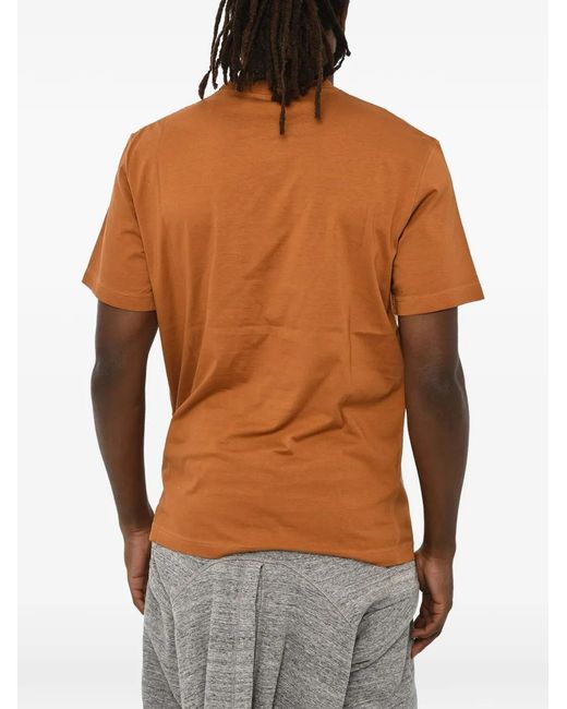DSquared² Orange Graphic-Print T-Shirt for men