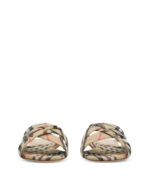 Burberry Natural Cabana Slides