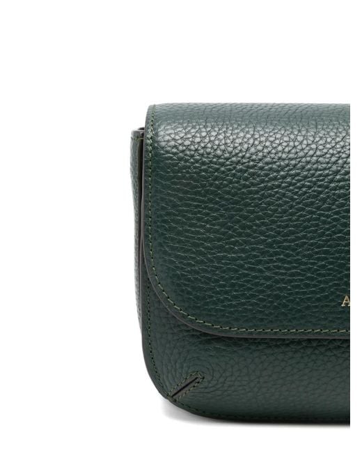 Aspinal Green Ella Leather Mini Bag