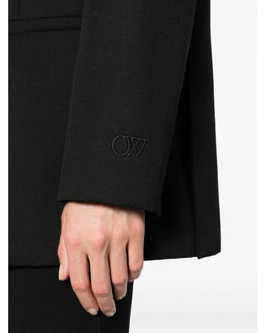 Off-White c/o Virgil Abloh Black Wool Jacket