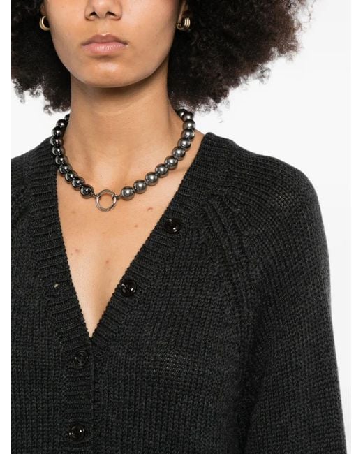 Our Legacy Black Country Henley Cardigan