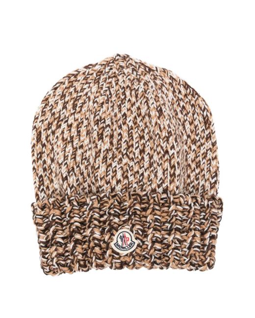 Moncler Wollen Muts in het Brown