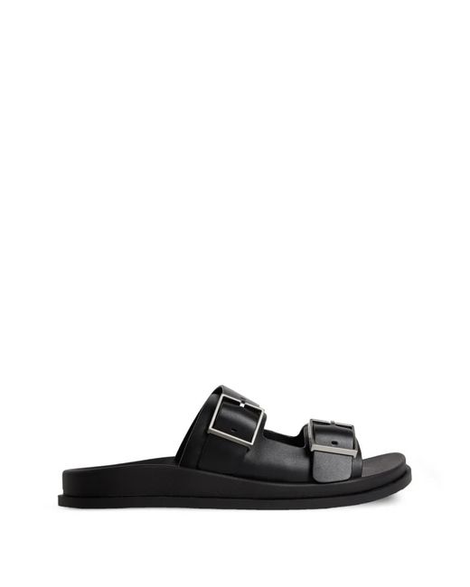 Calvin Klein Black Buckle-Fastening Sliders