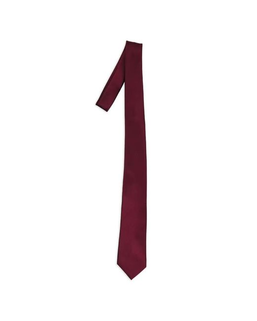 Saint Laurent Red Satin Tie for men