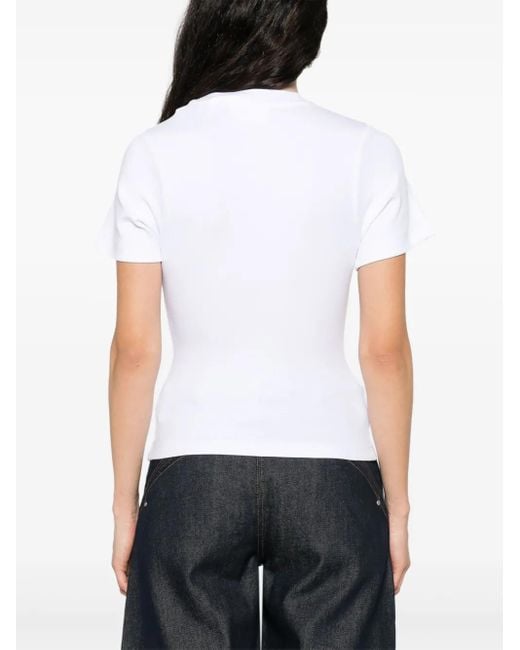Axel Arigato White Stretch-Cotton T-Shirt