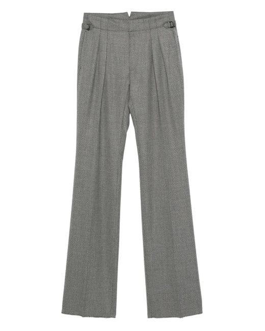 Tom Ford Gray Tailored Wool Trousers for men