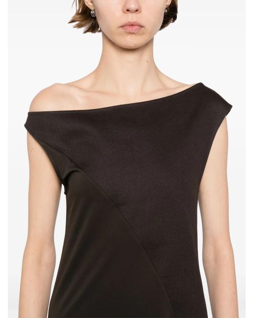 Robe Twist Ruohan en coloris Brown