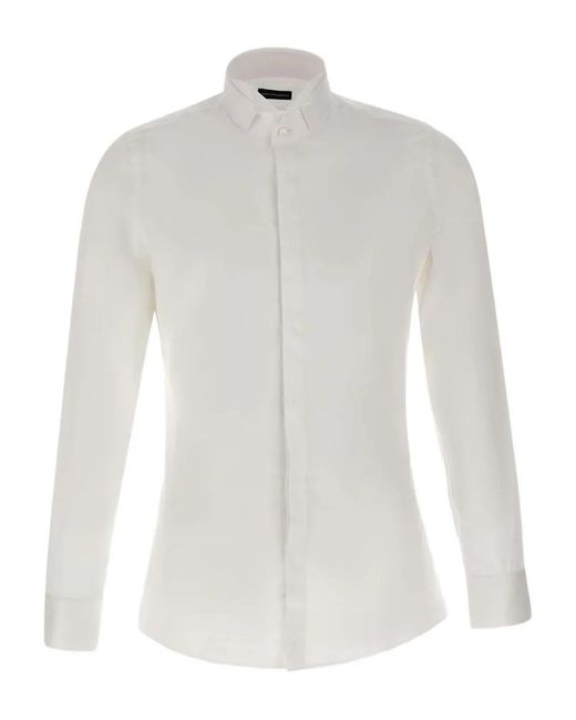 Carlo Pignatelli White Cotton Shirt for men