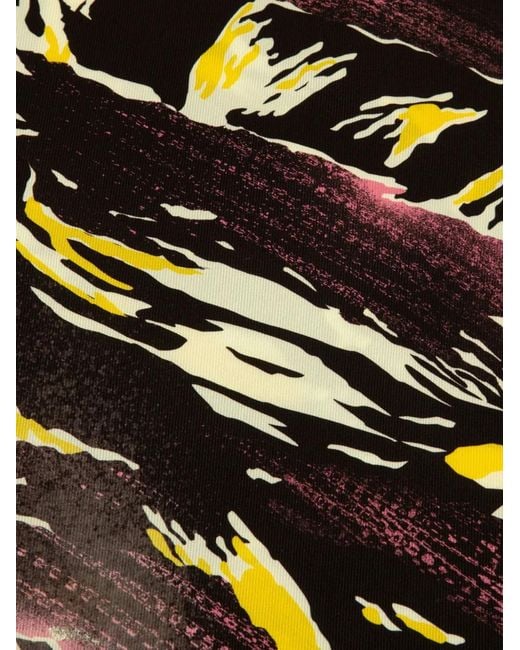 Aape By A Bathing Ape Black Chemise Imprimée À Manches Courtes for men