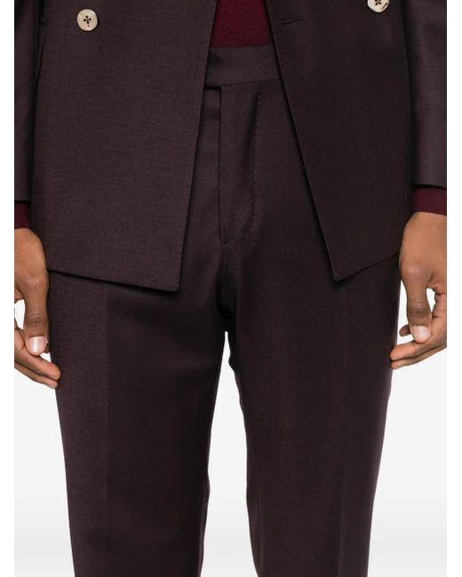 Gabriele Pasini Luigi Bianchi Wollen Pak in het Purple voor heren