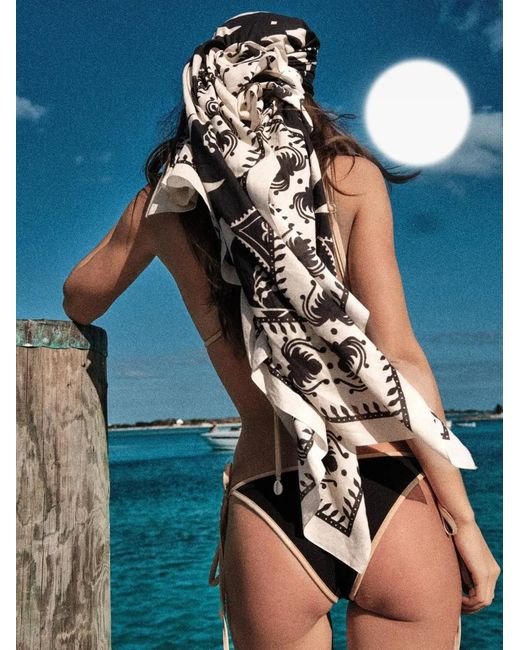Johanna Ortiz Black Dance Of Pareo Beach Cover-Up