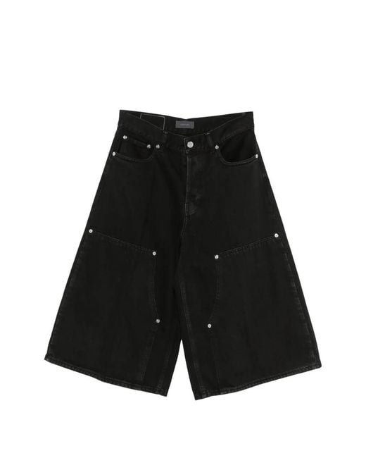 Haikure Black Stud-Embellished Wide-Leg Jeans