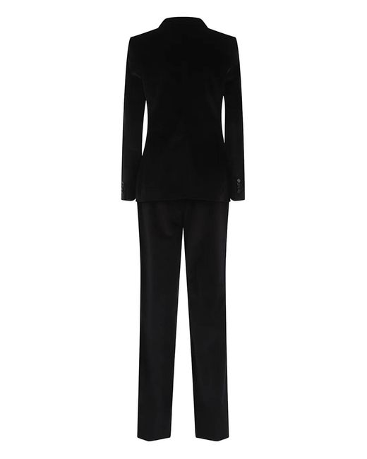 Tagliatore Black Double-Breasted Suit