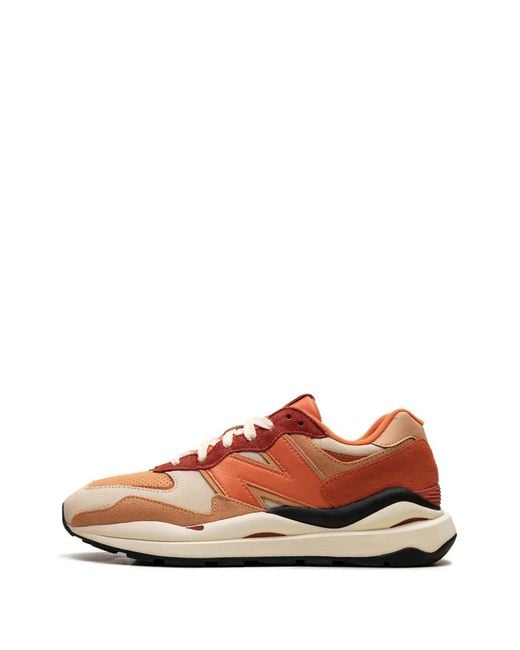 New Balance Orange 57/40 Panelled Sneakers for men
