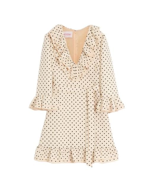 Valentino Garavani Natural Plusdepois-Print Mini Dress