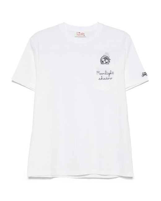 T-Shirt En Coton Mc2 Saint Barth pour homme en coloris White