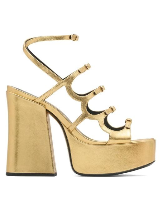 Marc Jacobs Metallic The Kiki Sandals