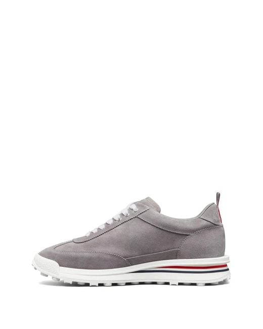 Thom Browne White Tech Runner Sneakers for men