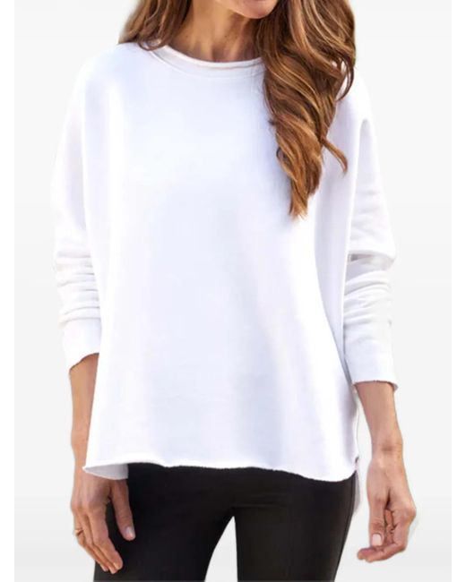 Frank & Eileen White Long-Sleeve Sweatshirt