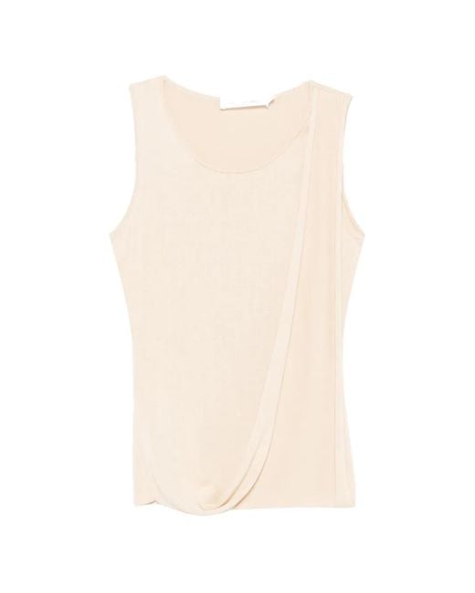 AYA MUSE Natural Taylx Draped Top