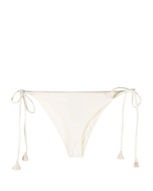 Bragas de bikini Sullen con lazos laterales Johanna Ortiz de color White