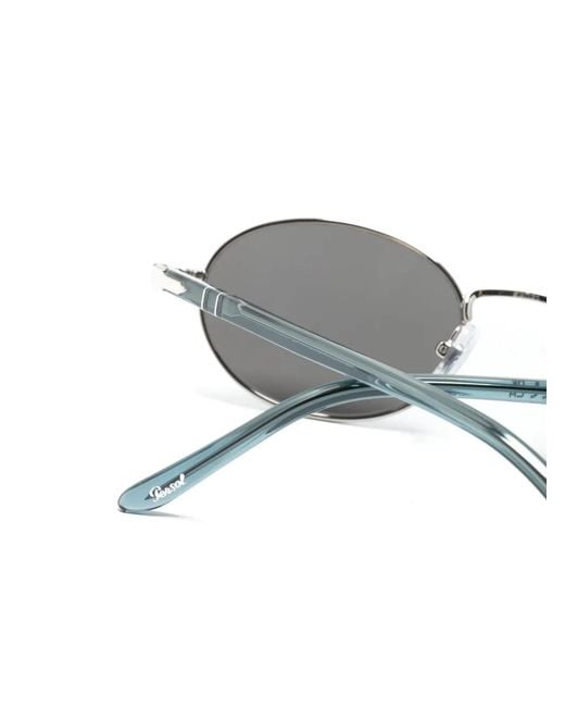 Persol Gray Ida Oval-Frame Sunglasses