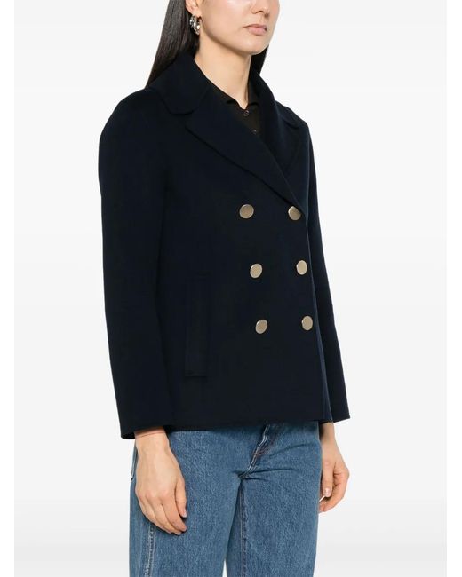 Max Mara Black Margot Peacoat