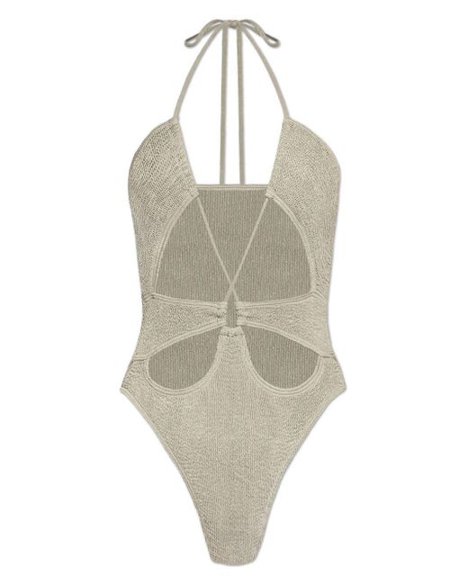 Bondeye White Gia Cut-out Swimsuit