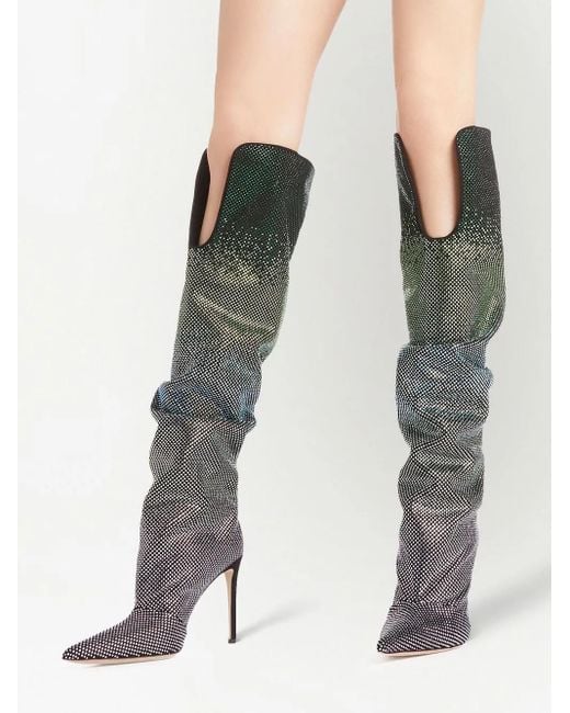 Giuseppe Zanotti Gz Gala Caleido ロングブーツ 105mm Black