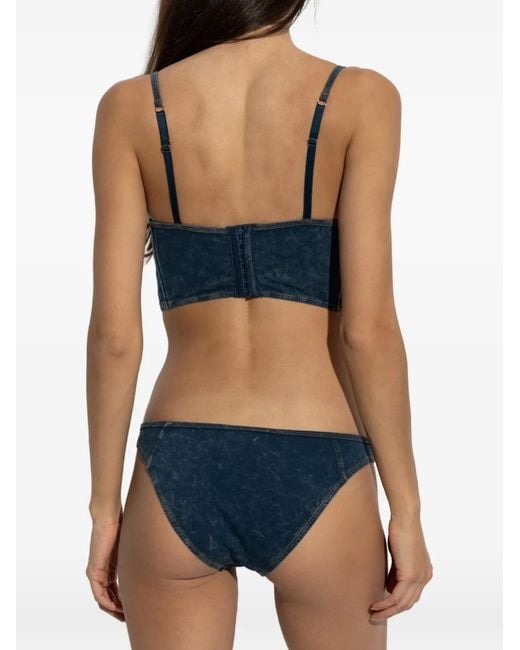 DIESEL Blue Aileen-Dnm Slip Brasiliana