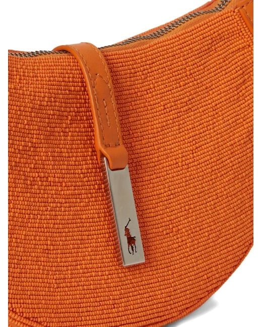 Bolso de hombro Polo ID Polo Ralph Lauren de color Orange