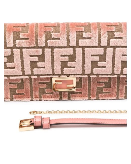 Fendi Pink Wallet On Chain Uette