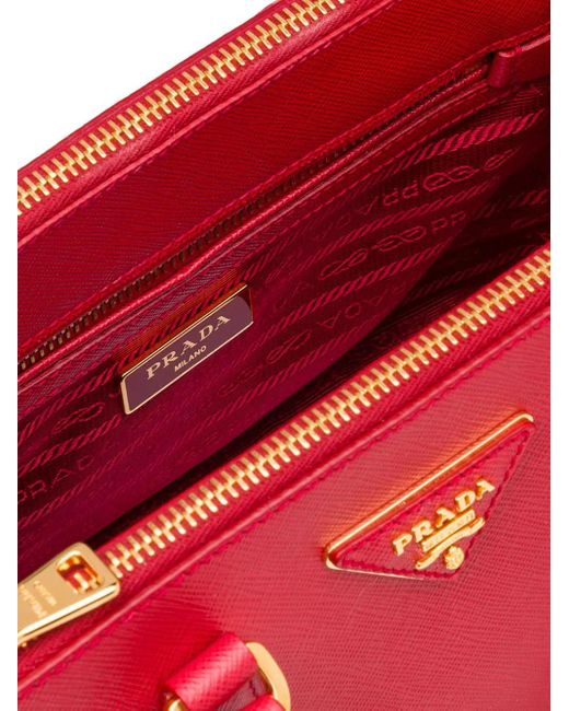 Prada Multicolor Kleine Galleria Handtasche Aus Leder