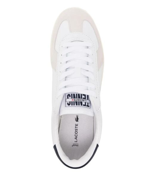 Lacoste White Baseshot Pro Sneakers for men