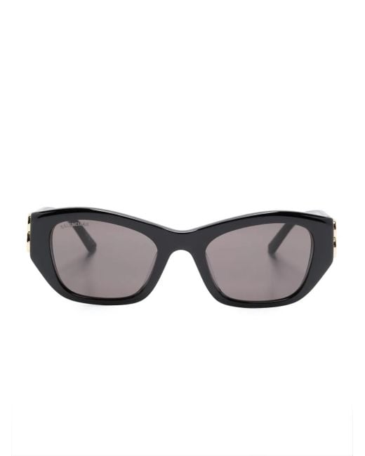 Balenciaga Gray Bb0311Sk Rectangle-Frame Sunglasses